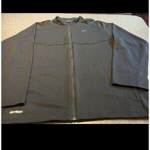 Vintage Black Nike Jacket, SphereDry, Size XL